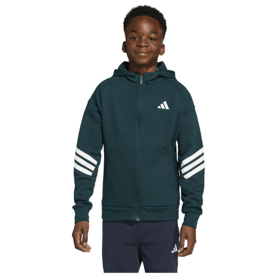 Adidas Παιδική ζακέτα Future Icons 3-Stripes Full-Zip Hoodie Adidas Παιδική ζακέτα Future Icons 3-Stripes Full-Zip Hoodie